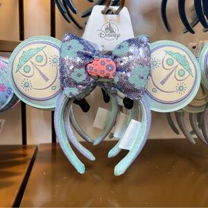 Disney Parks It’s A Small World Minnie Ears Bow Headband Magic Kingdom NEW